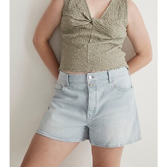 NWOT Madewell The Momjean Short in Essen Wash: Yoke Edition - Picture 3 of 5